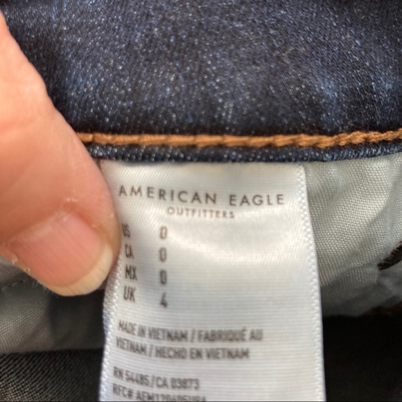 American Eagle Next Level Stretch Hi-Rise Shortie 0 - Picture 5 of 6